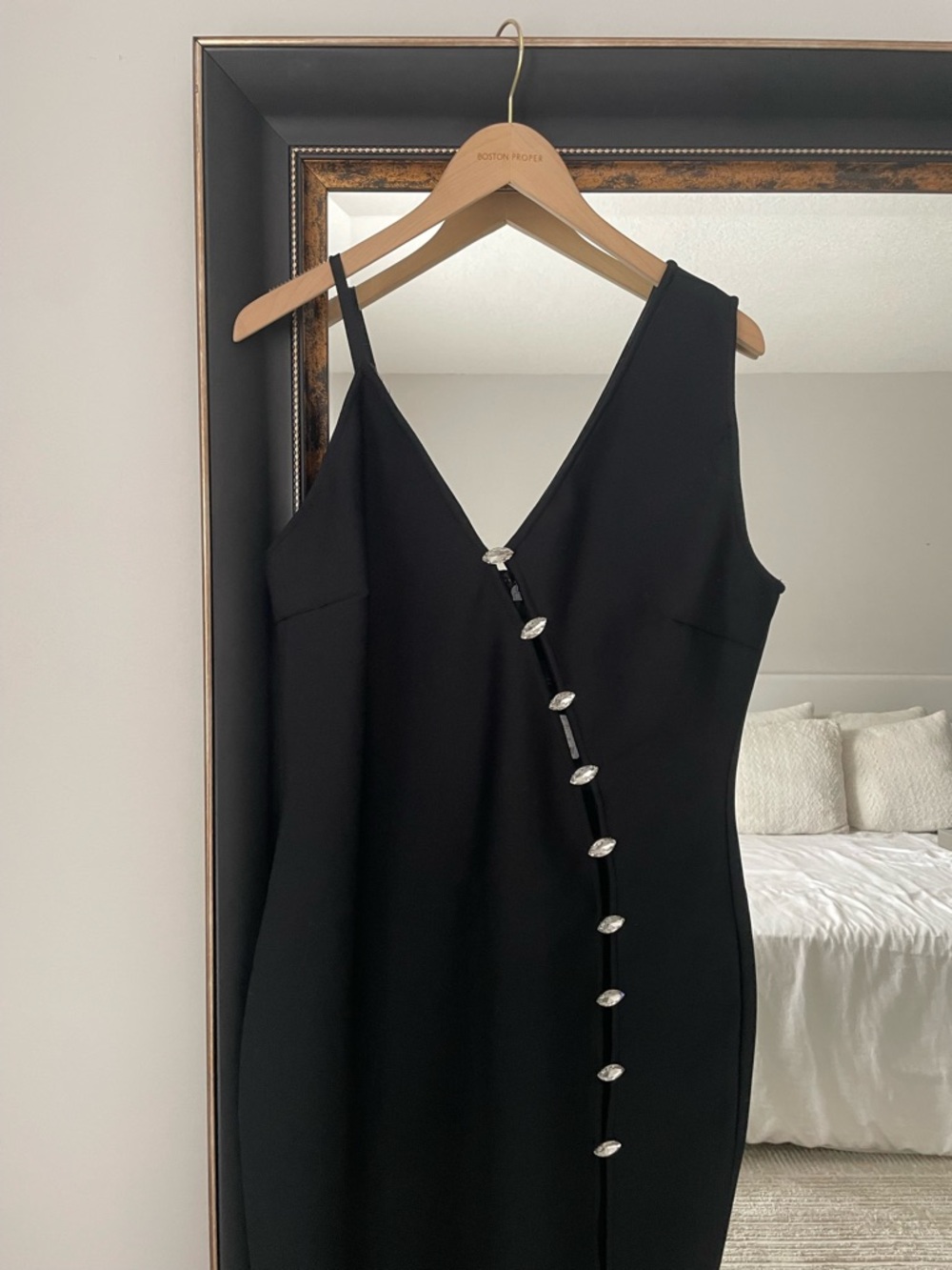 Fashion Nova Elsa Bandage Midi Dress - Black - Picture 6 of 9
